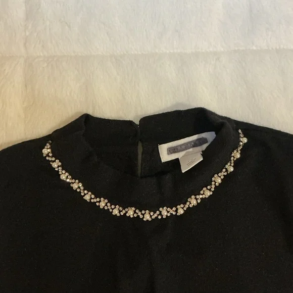 Elegant Black Women's sweater Top - Picture 7 of 9